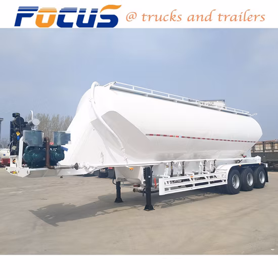 Vendita calda del rimorchio dei semi dell'autocisterna per carichi pesanti di cemento in polvere