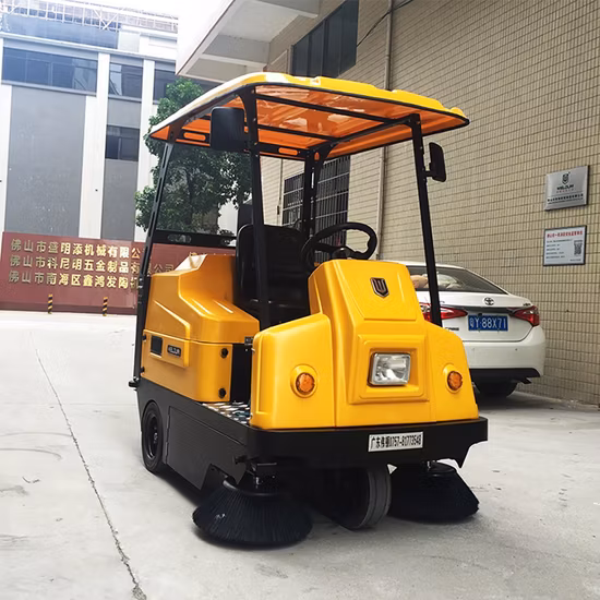 Cina Produttore Fornitore Commerciale Attrezzature per la pulizia elettrica esterna Macchina elettrica per strada Spazzatrice per pavimenti stradali
